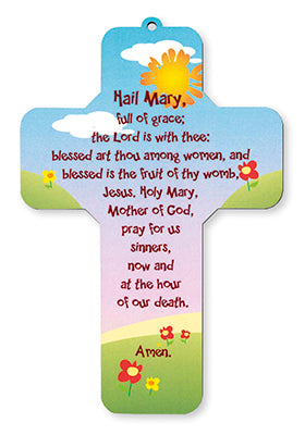 Cross hanging card