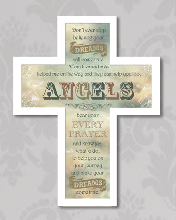 Prayer cross plaque catholic gifts home