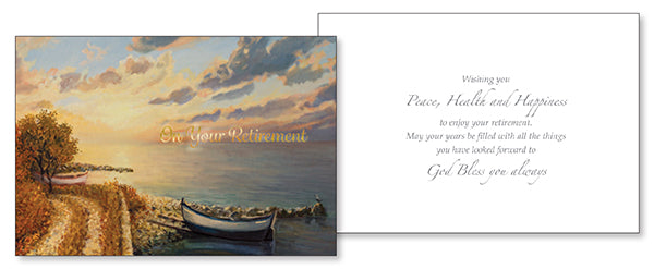 on your retirement card