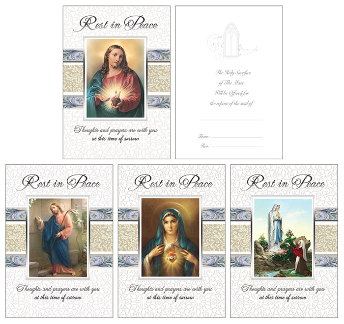 Rest in Peace Catholic Cards