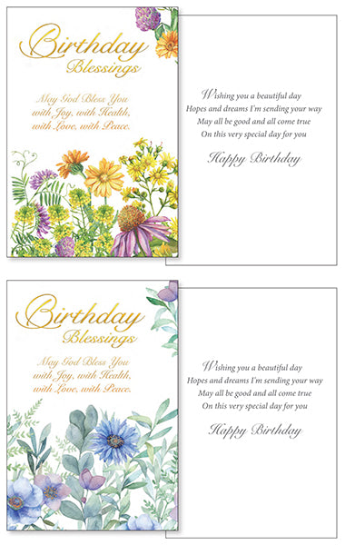 Birthday Blessing Card