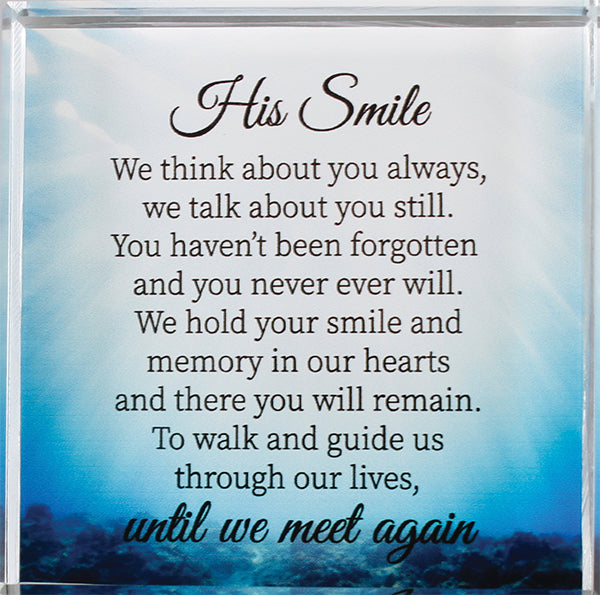 Catholic Prayer Plaque In Memory