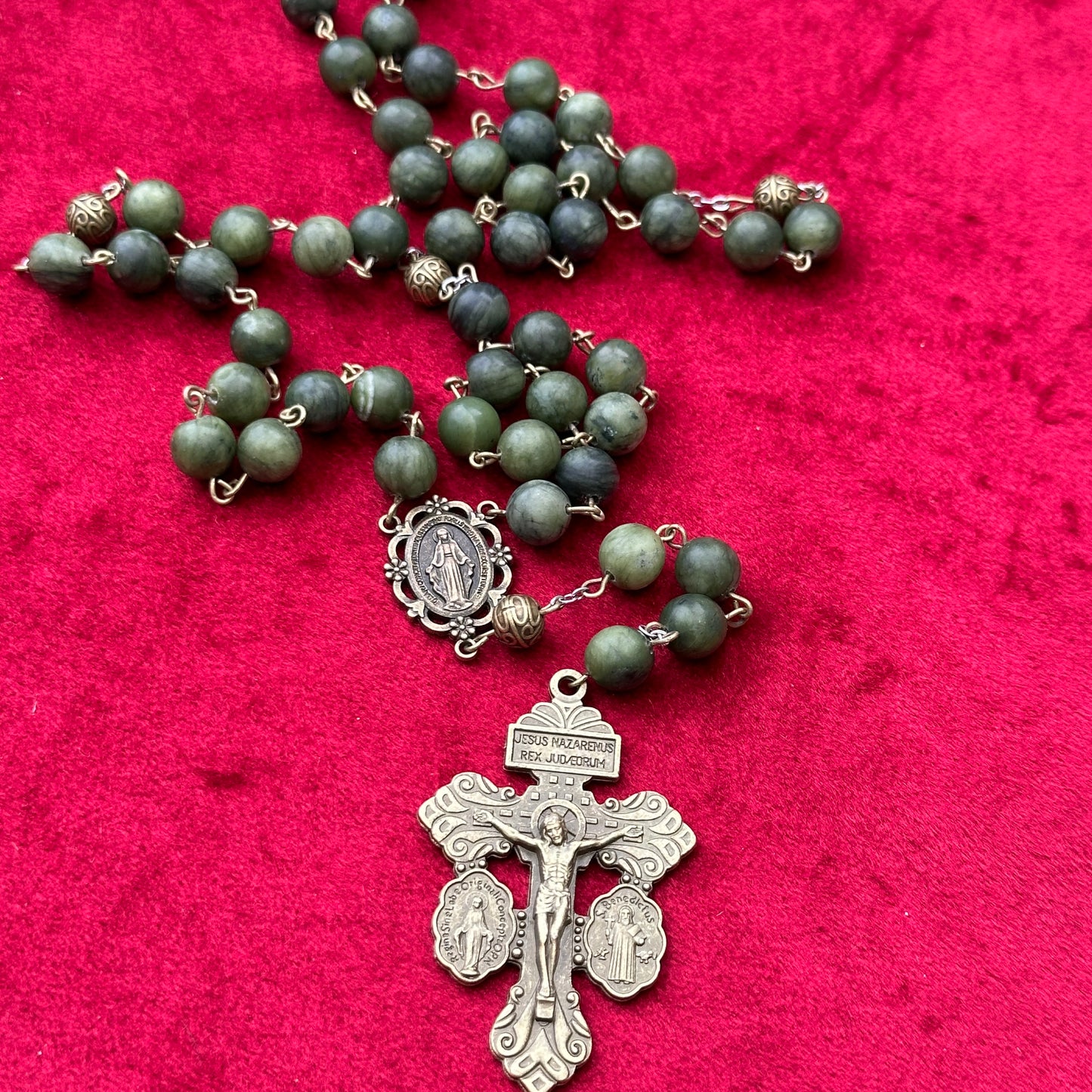 Traditional Catholic rosary beads