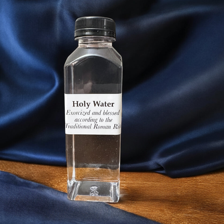 Holy water blessed exorcized