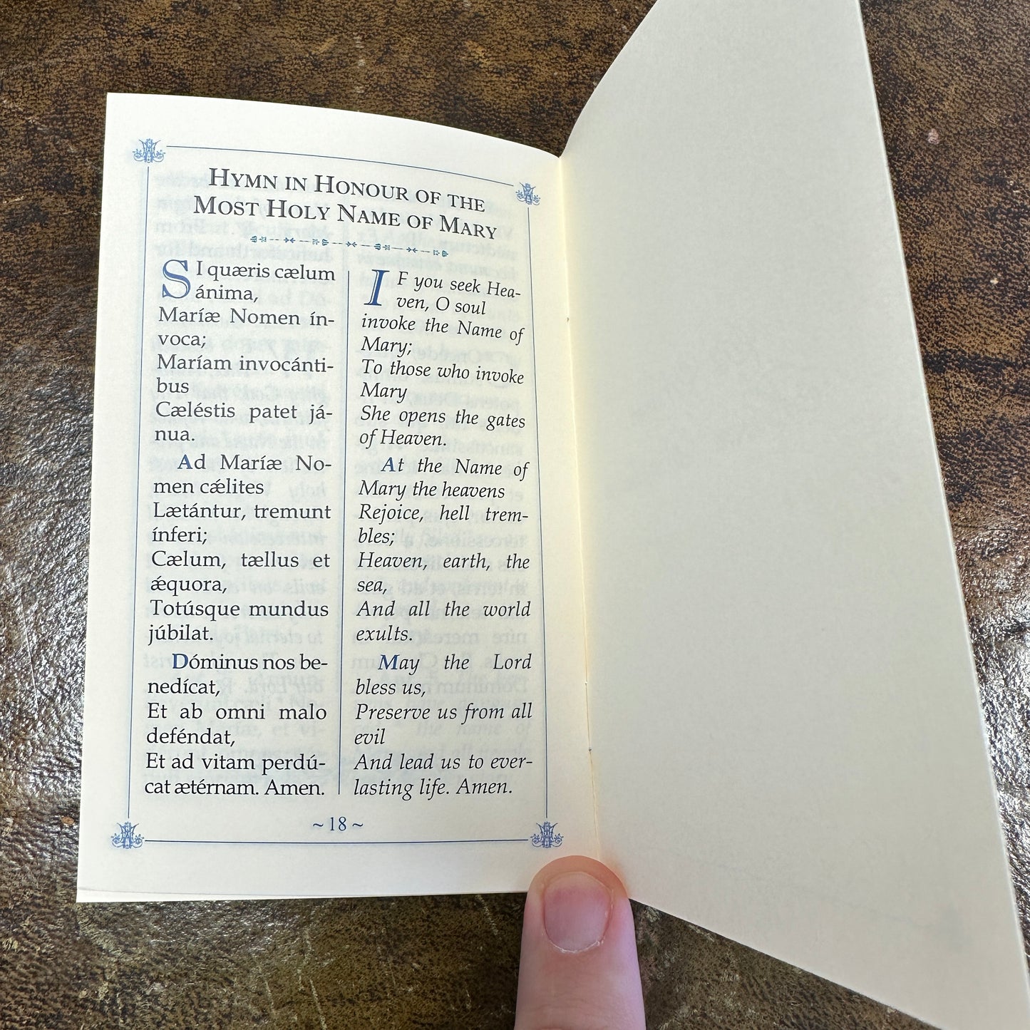 Psalms in name of mary booklet