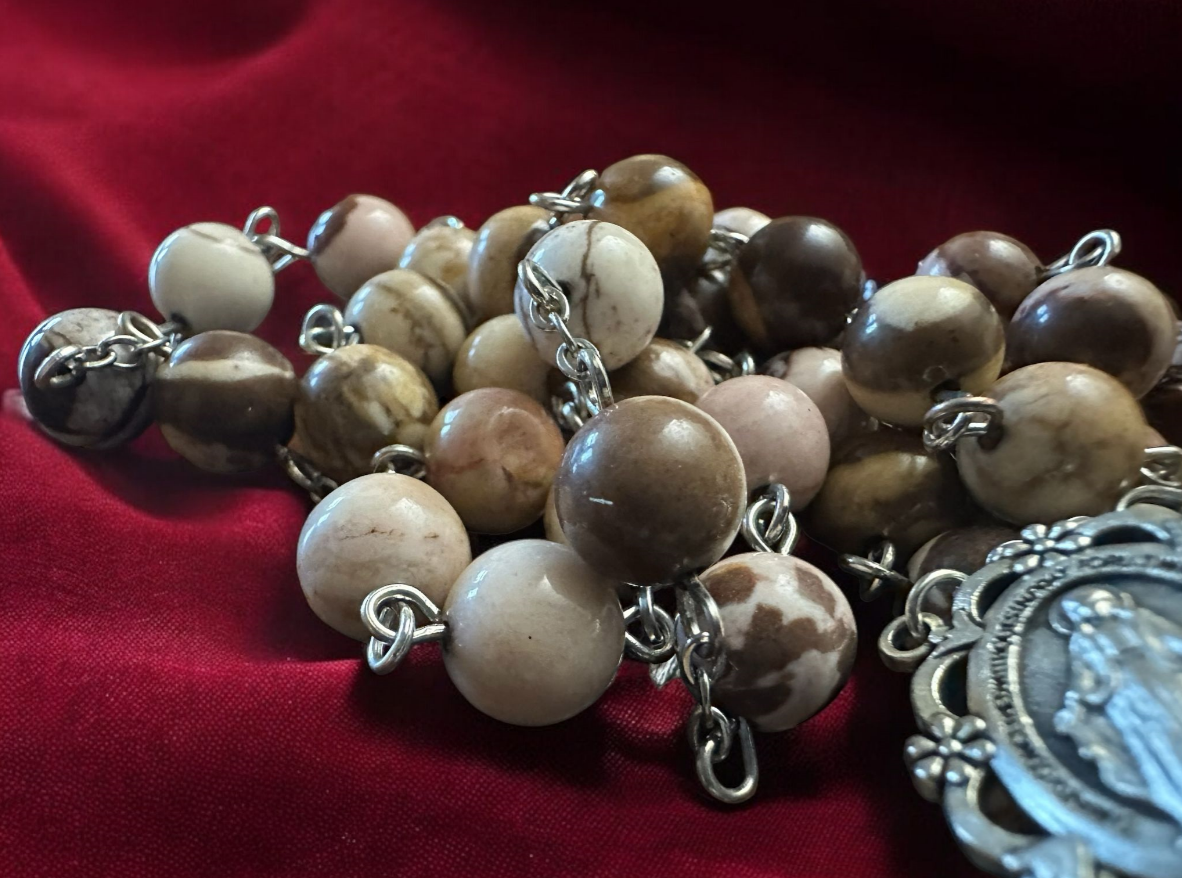 Handmade Rosary Australia Stone Rosary Catholic gift