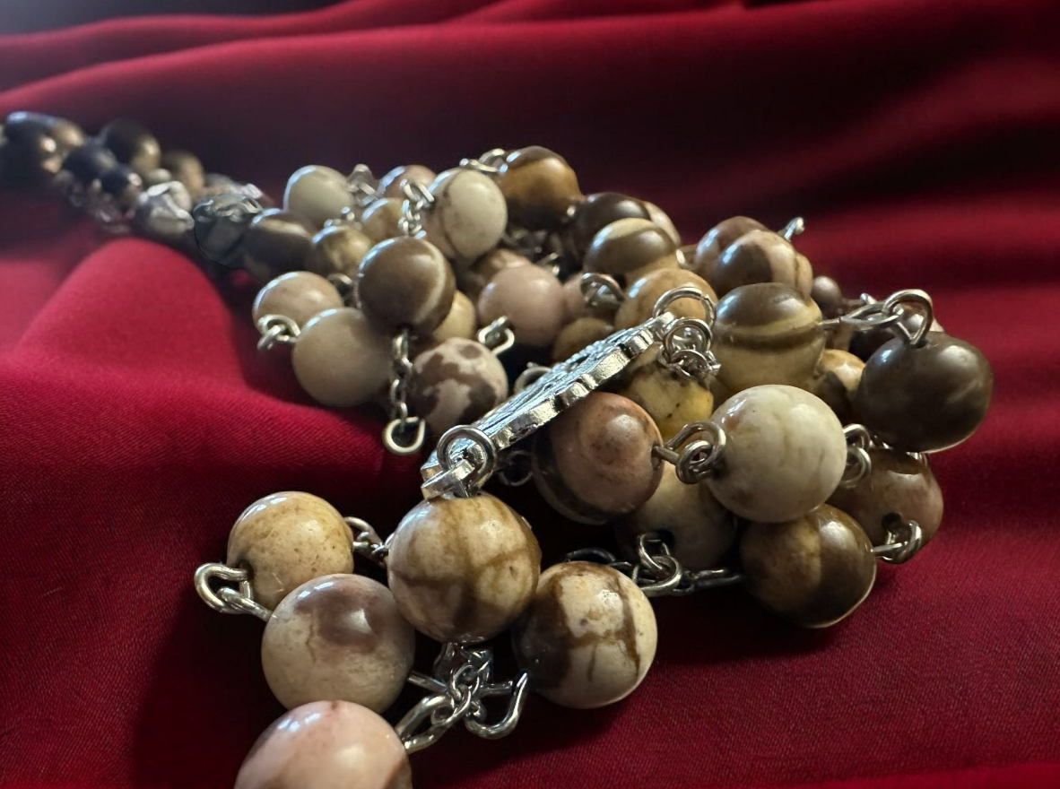 Handmade Rosary Australia Stone Rosary Catholic gift