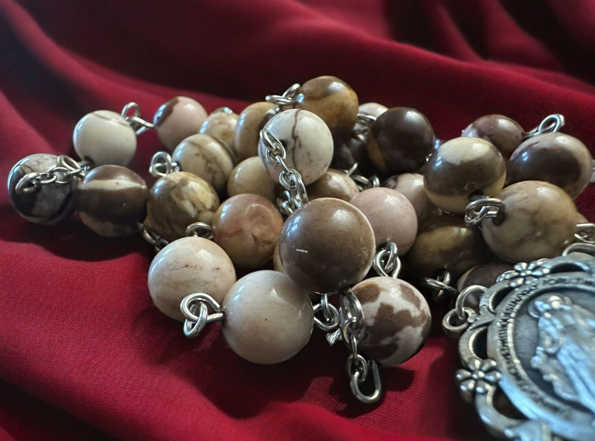 Handmade Rosary Australia Stone Rosary Catholic gift