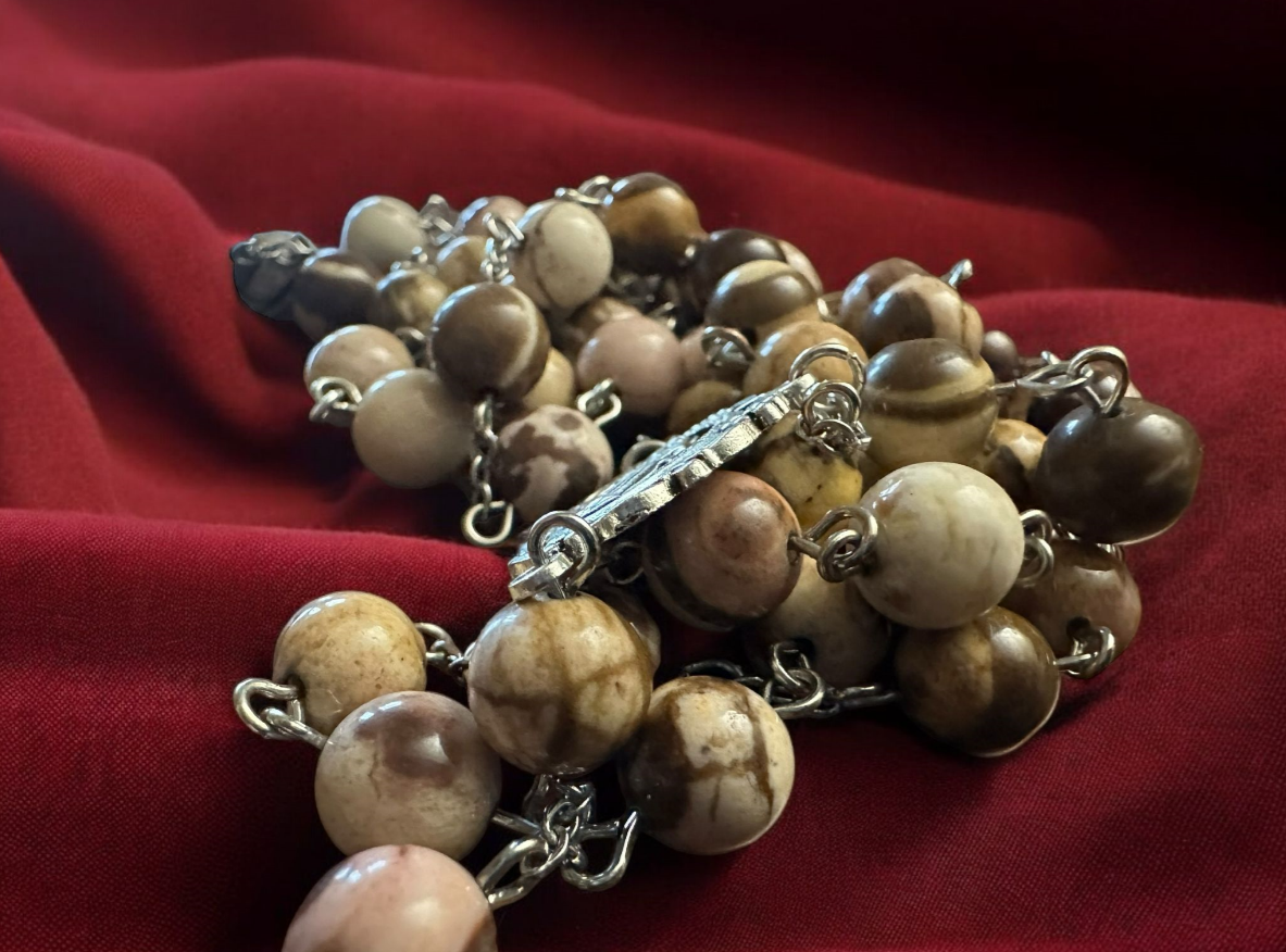 Handmade Rosary Australia Stone Rosary Catholic gift