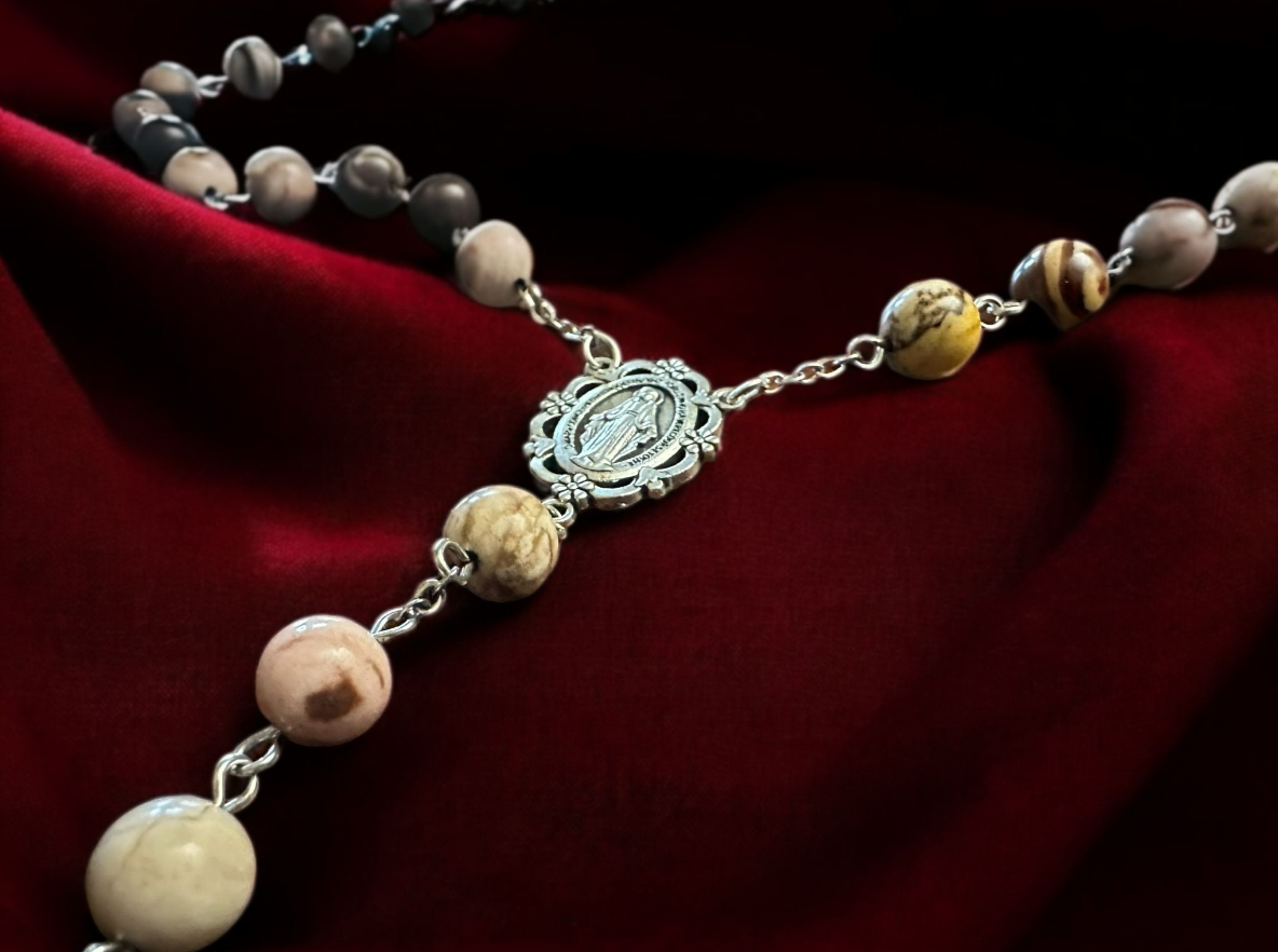 Handmade Rosary Australia Stone Rosary Catholic gift