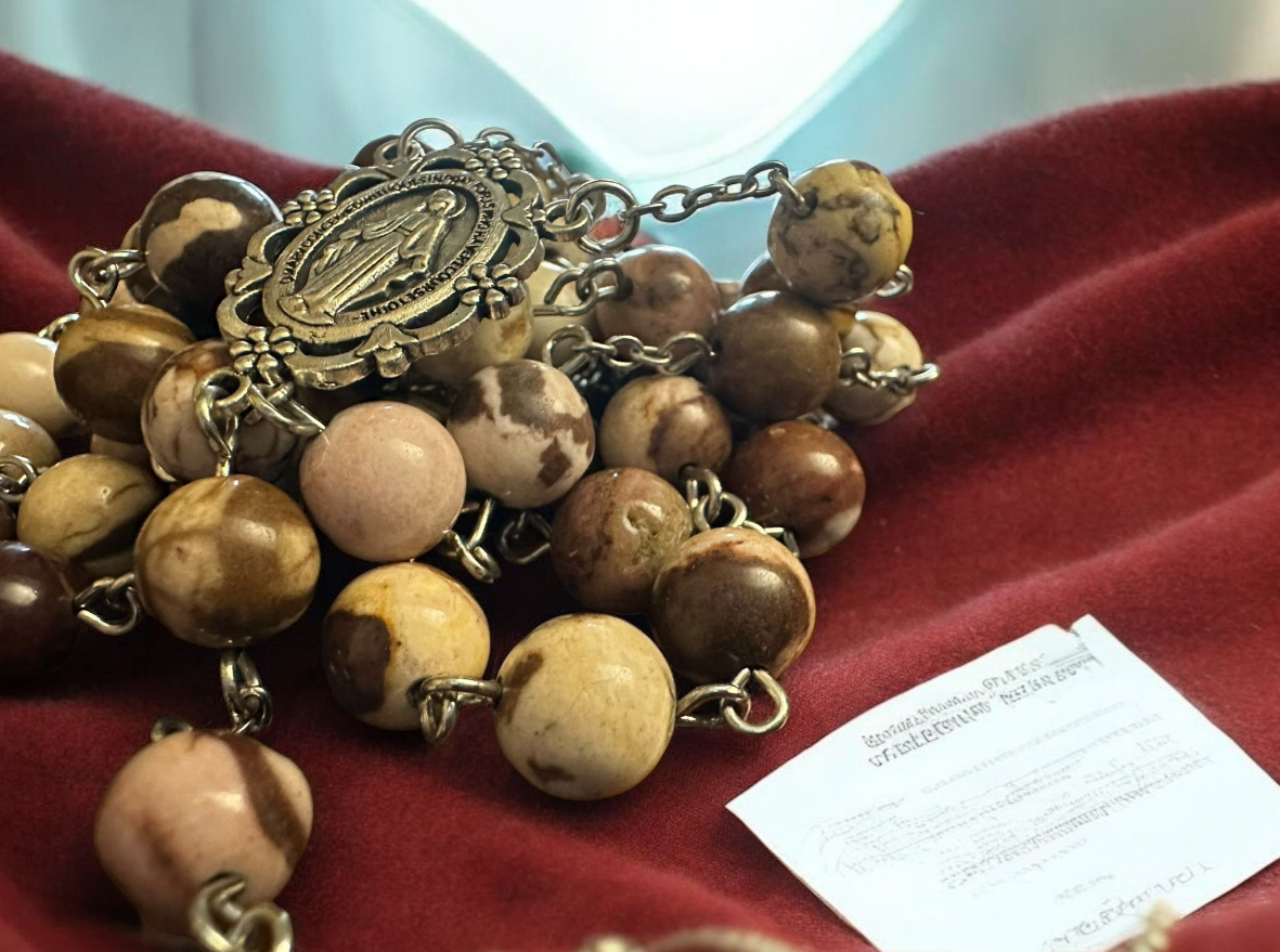 Handmade Rosary Australia Stone Rosary Catholic gift