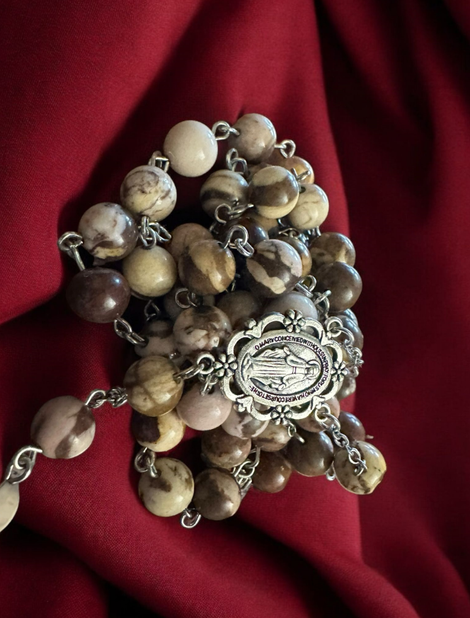 Handmade Rosary Australia Stone Rosary Catholic gift