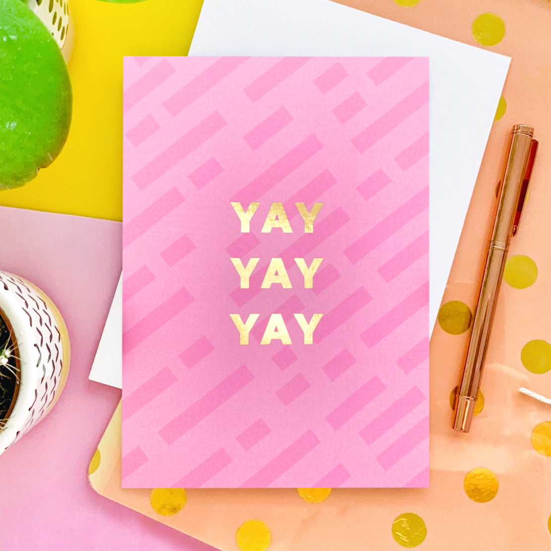 Yay yay Yay card