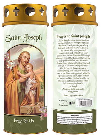 Saint Joseph candle