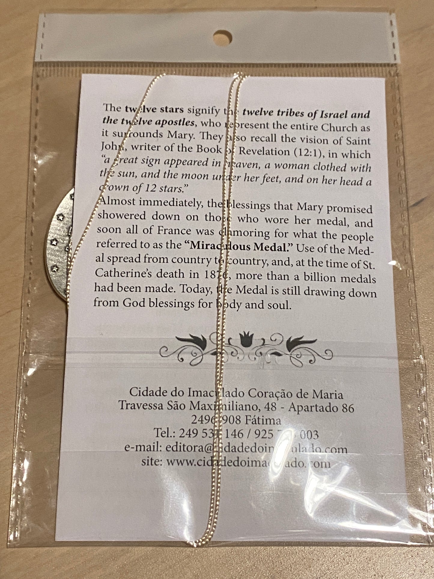 Fatima medal