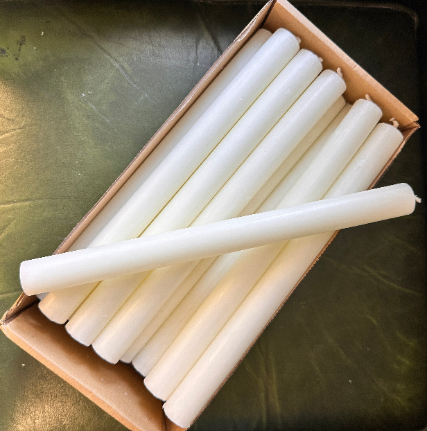 Blessed Beeswax Candle 12 x 7/8 Inch Saint Michael's House