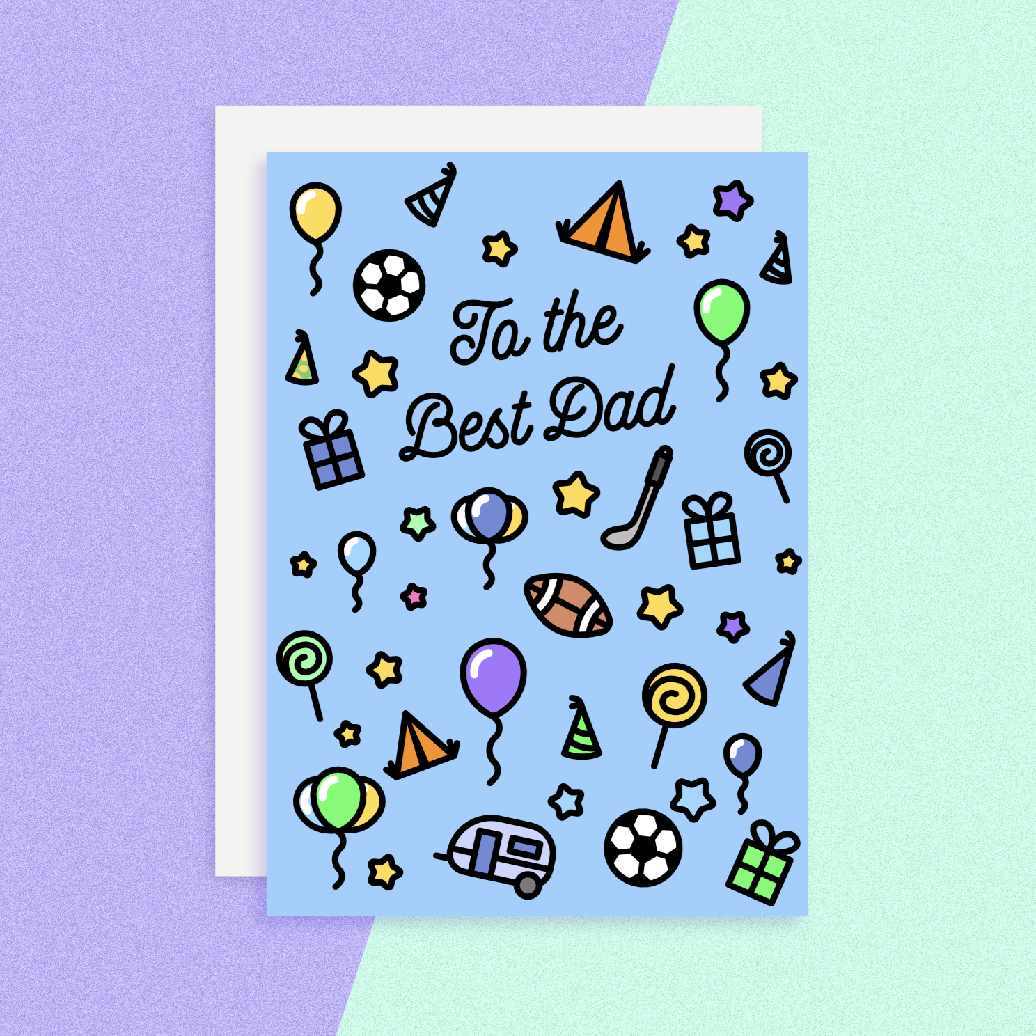 to the best dad card