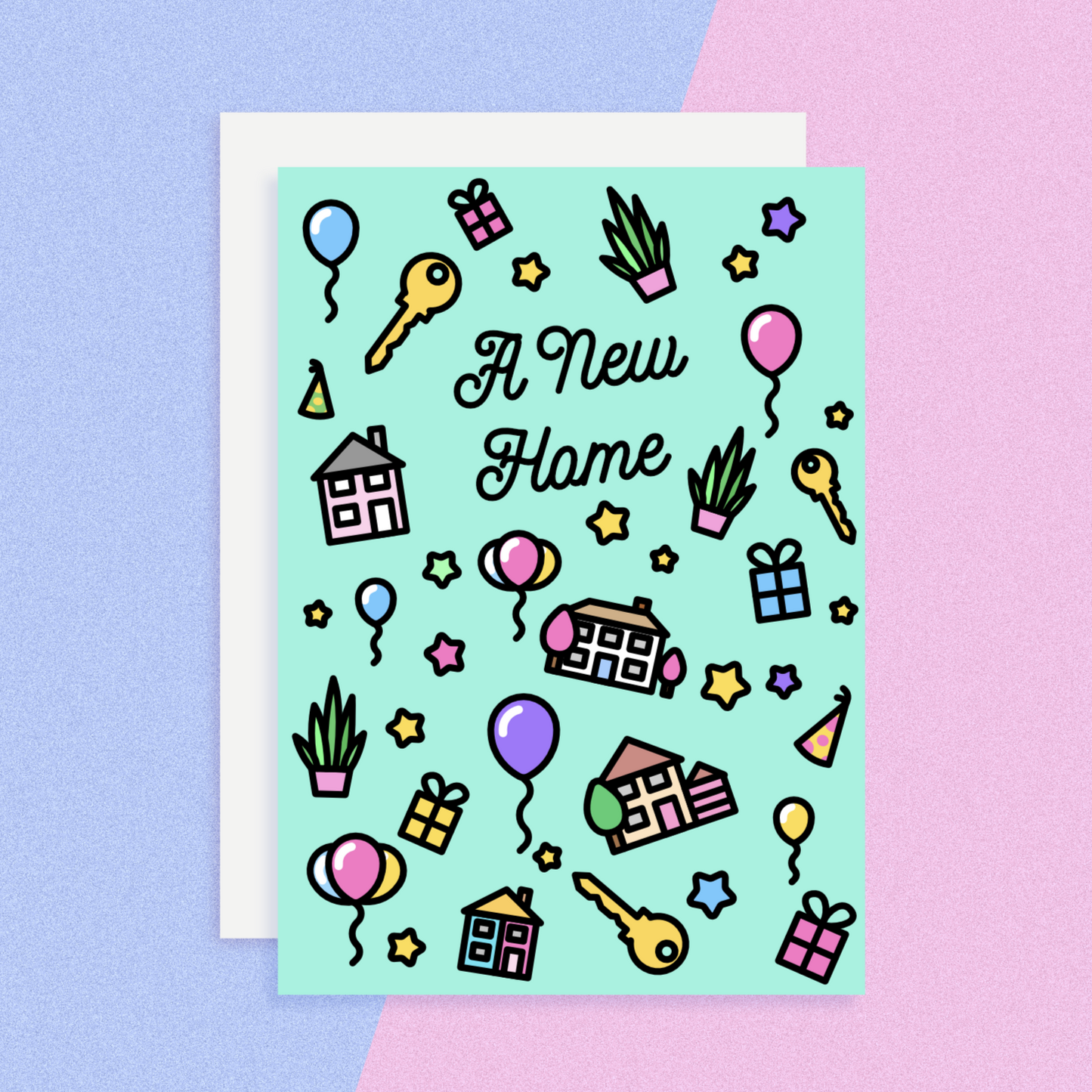 A New Home card